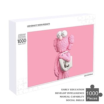 KAWS パズル　1000ピース Amazon.com: KAWS No One's Home 2019 Jigsaw Puzzle 1000 pcs